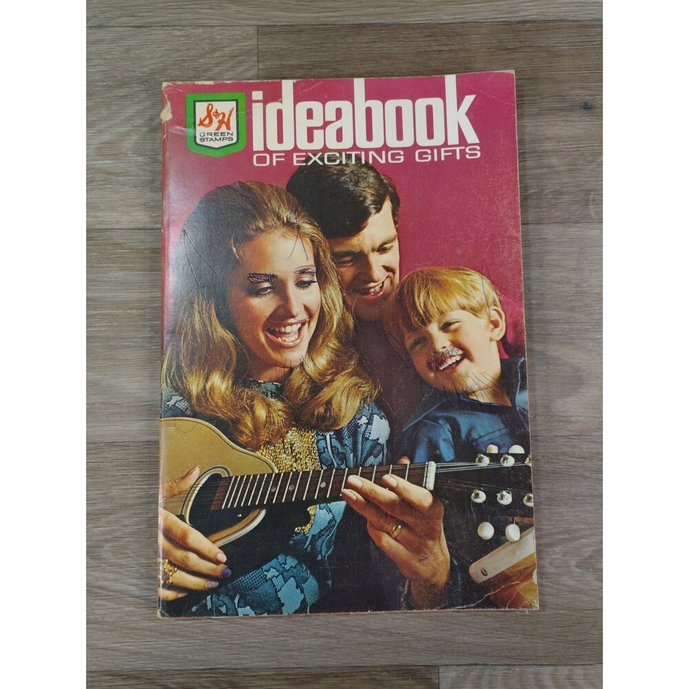 Vintage 1970 S & H Green Stamps Ideabook Exciting Gifts Catalog Book